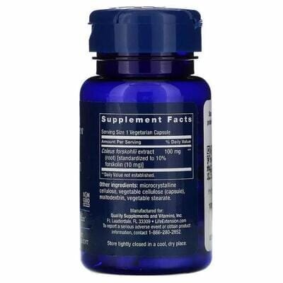 Форсколін Life Extension Forskolin 10 мг, 60 капсул