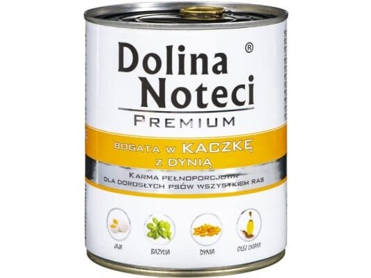 Консерва для собак Dolina Noteci Premium Качка та гарбуз, 800 г