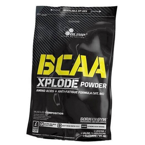 Амінокислота Olimp BCAA Xplode з глютаміном, ананас, 1000 г