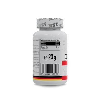 Коензим Q10 MST Nutrition Coenzyme Q10 100 мг, 60 гелевих капсул