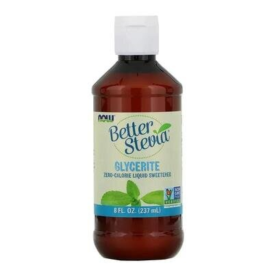 Стевія NOW Better Stevia гліцериновий екстракт, без смаку, 237 мл