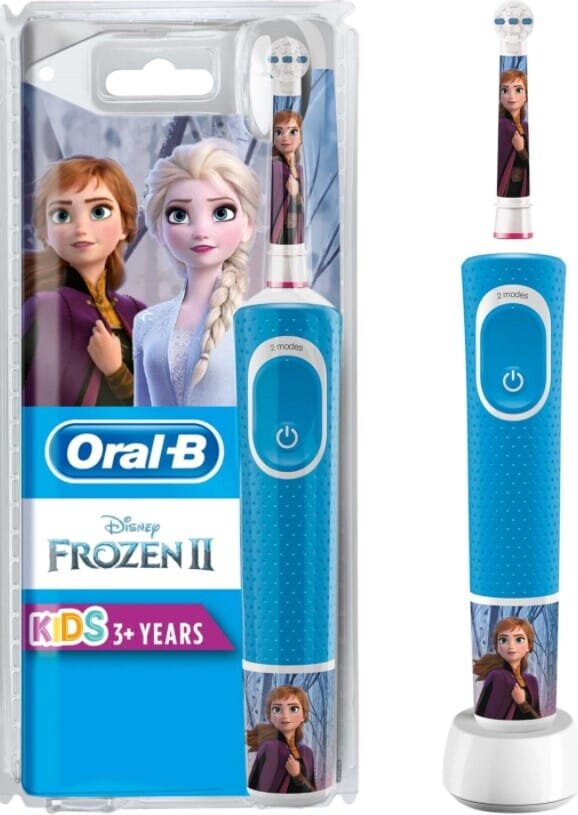Електрична зубна щітка Braun Oral-B Kids Frozen-II D100.413.2К дитяча вік 3+