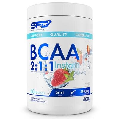 Амінокислоти Allnutrition BCAA 2:1:1 Instant полуниця, 400 г