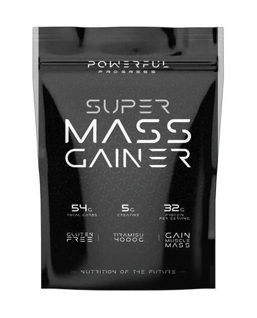 Гейнер Powerful Progress Super Mass тірамісу, 4 кг