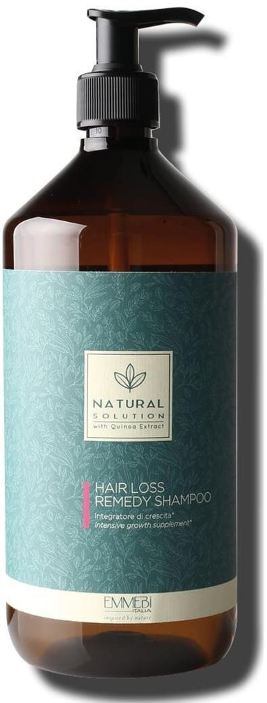 Шампунь для волосся Emmebi Italia Natural Solution контроль втрати волосся регенеруючий, 1000 мл