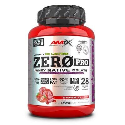 Протеїн Amix Nutrition Zeropro Protein полуничне морозиво, 1000 г