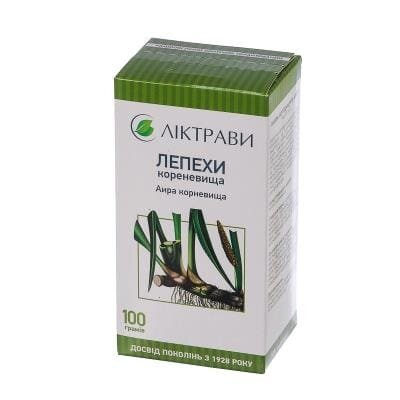 Лепехи кореневища по 100 г у пач. з внут. пак.