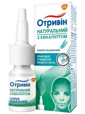 Отривін Натуральний з Евкаліптом спрей назальний по 20 мл у флак. з дозат.