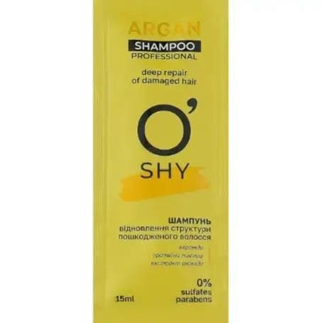 Шампунь для волосся O'shy Argan саше, 15 мл