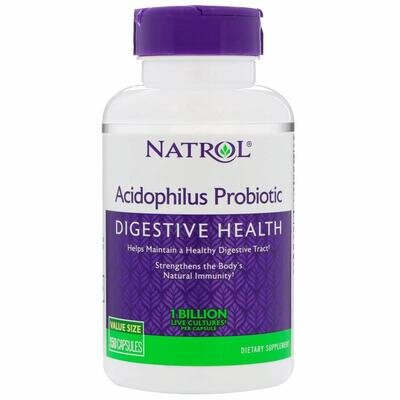 Пробіотик Natrol Acidophilus Probiotic, 150 капсул