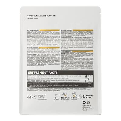 Креатин моногідрат OstroVit Creatine Monohydrate манго, 500 г