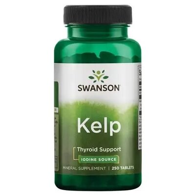 Ламінарія Swanson Kelp Iodine Source таблетки по 225 мкг №250
