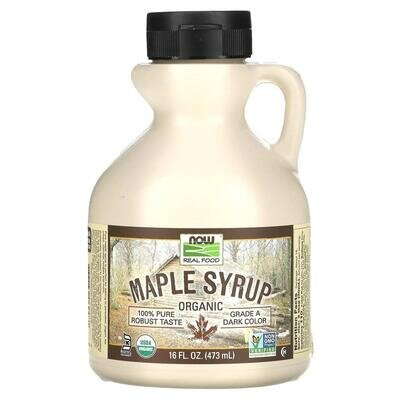 Кленовий сироп NOW Real Food Maple Syrup, 473 мл