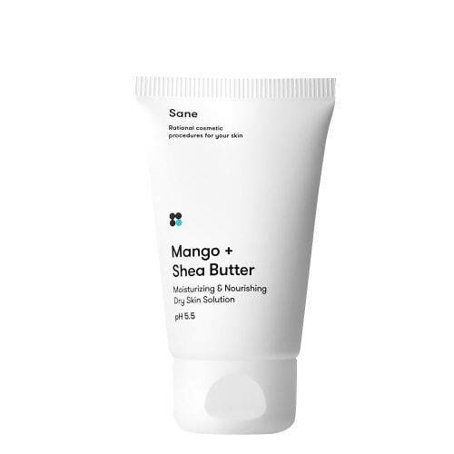 Крем для обличчя Sane Mango + Shea butter з олією манго + ши для сухої шкіри, 40 мл