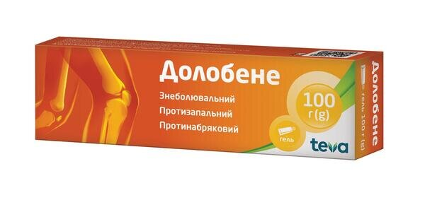 Долобене гель по 100 г у тубах