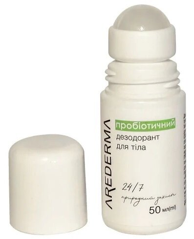 Дезодорант кульковий Arederma з пробіотиком, 50 мл