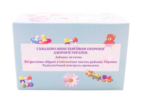 Фіточай Дитячий заспокійливий, 20 фільтр-пакетів х 1,5 г
