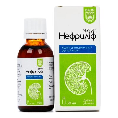 Нефриліф Baum Pharm краплі по 30 мл у флак.