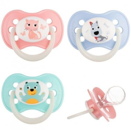 Пустушка силіконова Canpol Babies Animals кругла 22/597, 18+ місяцiв, 1 шт