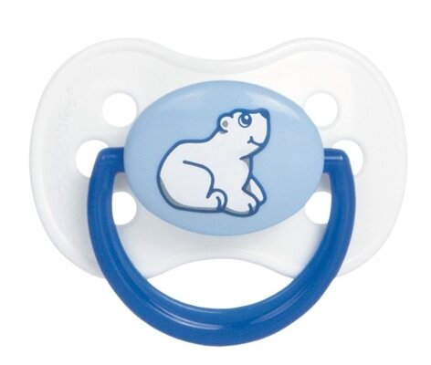 Пустушка силіконова Canpol Babies Animals кругла 22/597, 18+ місяцiв, 1 шт
