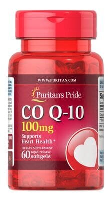 Коензим Q10 Puritan's Pride Co Q-10 100 мг, 60 капсул