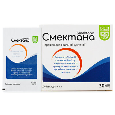 Смектана Baum Pharm пор. д/приг. сусп. по 3,26 г №30 в пак.
