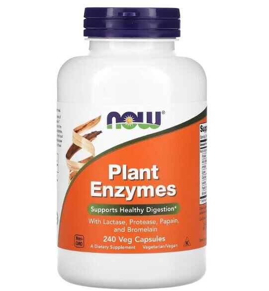 Рослинні ферменти NOW Plant Enzymes вег. капсули №240