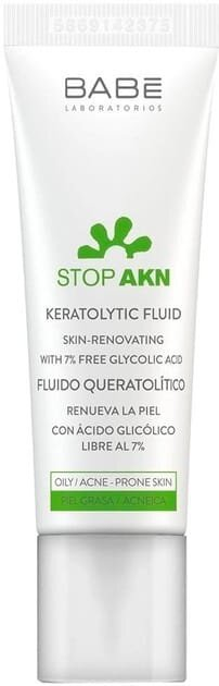 Флюїд для обличчя Babe Laboratorios Stop Akn кератолітичний з гліколевою кислотою для проблемної шкіри, 30 мл
