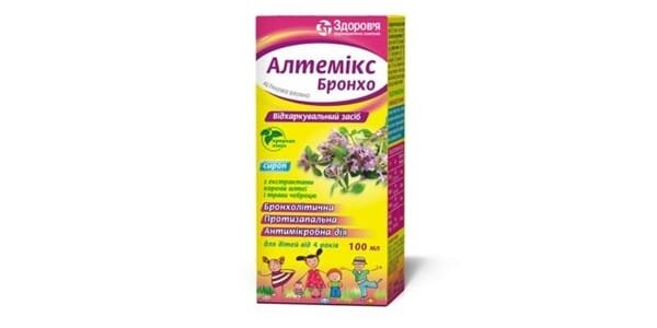 Алтемікс бронхо сироп по 100 мл у флак.