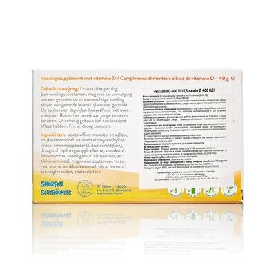 Вітамін Д Metagenics Vitamine D 400 МО таблетки зі смаком лайма №120