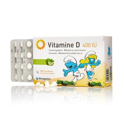 Вітамін Д Metagenics Vitamine D 400 МО таблетки зі смаком лайма №120