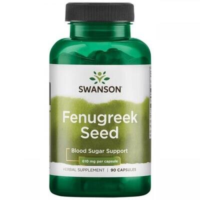 Пажитнику насіння Swanson Fenugreek seed капсули по 610 мг №90
