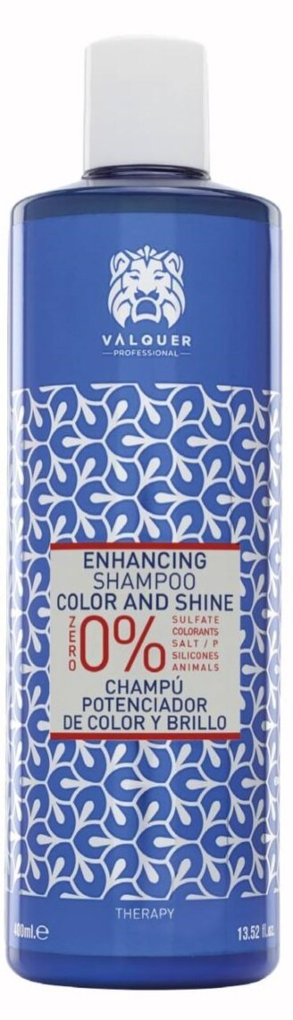Шампунь Valquer Shine And Colour Enhancer для фарбованого волосся, 400 мл