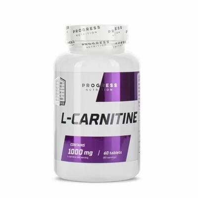 L-карнітин Progress Nutrition L-Carnitine 1000 мг, 60 таблеток