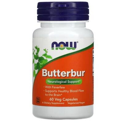 Білокопитник NOW Butterbur вег. капсули №60
