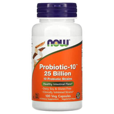 Пробіотик-10 NOW Probiotic-10 25 Billion вег. капсули №100