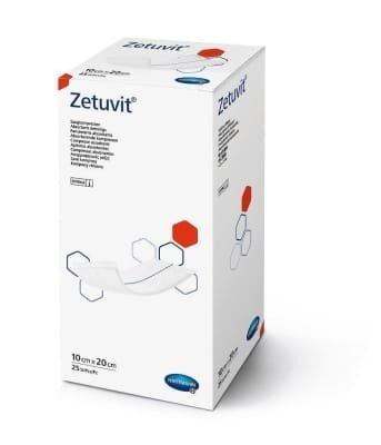 Пов'язка поглинаюча Zetuvit, 10 см х 20 см