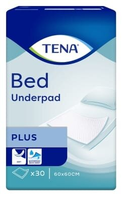 Пелюшки Tena Bed Plus одноразові поглинаючі 60 x 60 см, 30 шт