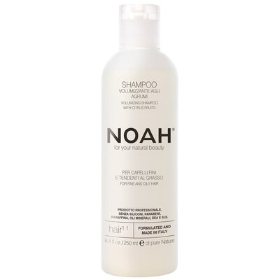 Шампунь Noah Volumising Shampoo With Citrus Fruits з цитрусовими фруктами для тонкого та жирного волосся, 250 мл