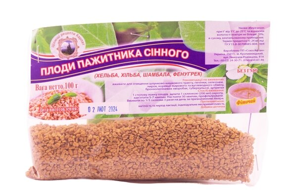 Фіточай Союз Афган Плоди пажитника сінного по 100 г у пач.