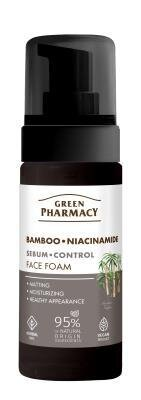 Пінка для вмивання Green Pharmacy Бамбук + ніацинамід, 150 мл
