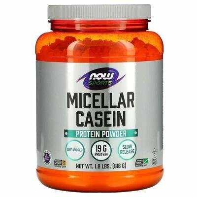 Казеїн міцелярний NOW Micellar Casein без смаку, 816 г