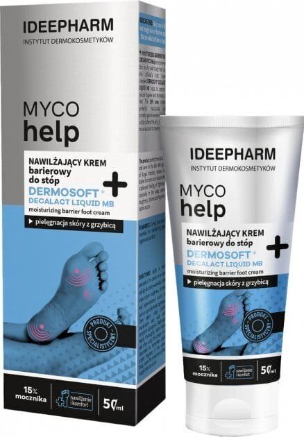 Крем для ніг Ideepharm Myco Help зволожуючий захисний, 50 мл