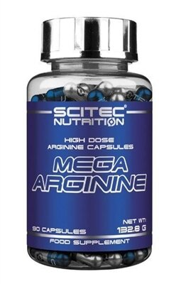 Амінокислота Scitec Nutrition Mega Arginine, 90 капсул