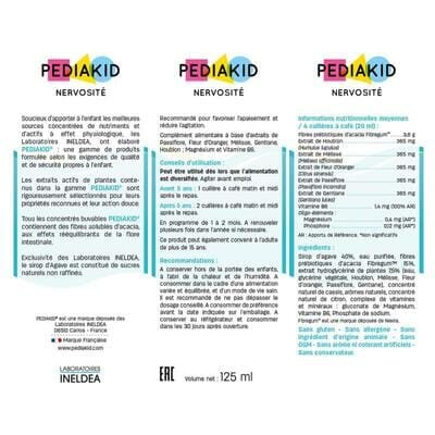 Педіакід PEDIAKID Nervosite сироп для зняття підвищеній збудливості і нервозності, 125 мл