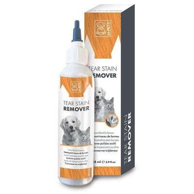 Засіб для видалення слізних плям M-Pets Tear Stain Remover на шерсті біля очей у котів та собак, 118 мл
