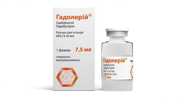 Гадолерій розчин д/ін. 604.72 мг/мл по 7.5 мл №1 у флак.