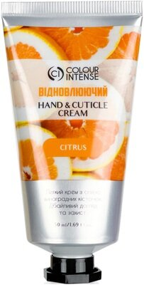 Крем для рук Colour Intense Hand&Cutice Цитрус відновлюючий, 50 мл