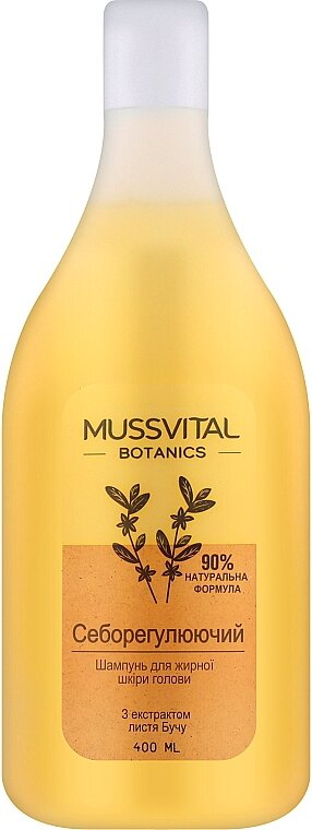 Шампунь Mussvital Botanics Себорегулюючий, 400 мл