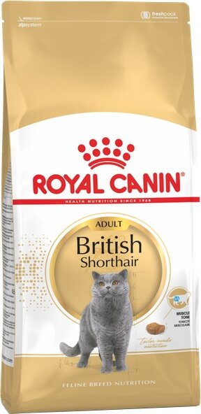 Корм сухий для кішок Royal Canin British Shorthair Adult породи британська короткошерста від 12 місяців, 0,4 кг